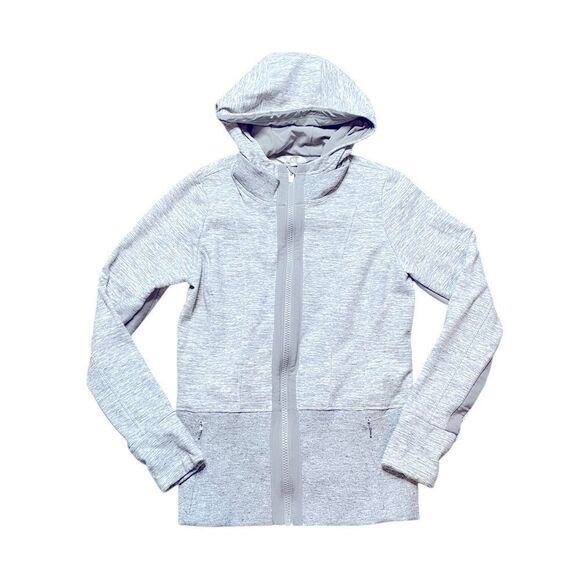 ATHLETA Fitted Victory Hoodie Gray Size - Picture 2 of 9